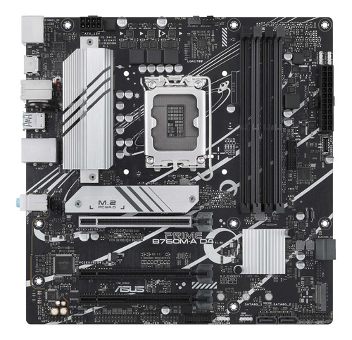 Tarjeta Madre Asus Prime B760m-a D4 Lga1700 Ddr4 Pcie 4.0