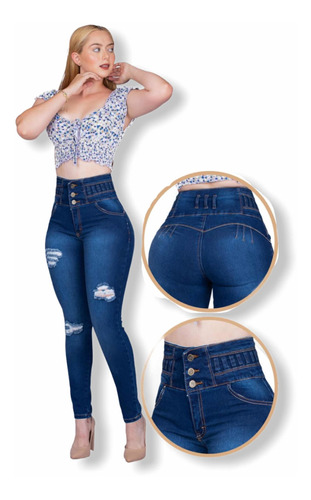 Pantalón Rich Girl Jeans 3 Pzs Fabricante Venta De Mayoreo