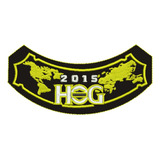 Patch Bordado Hog 2015 Harley Davidson Anual Hdm2015l144a070