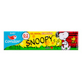 Pasta De Dentes Infantil Condor Baby Snoopy Morango  Em Gel  Sem Glúten 50 G