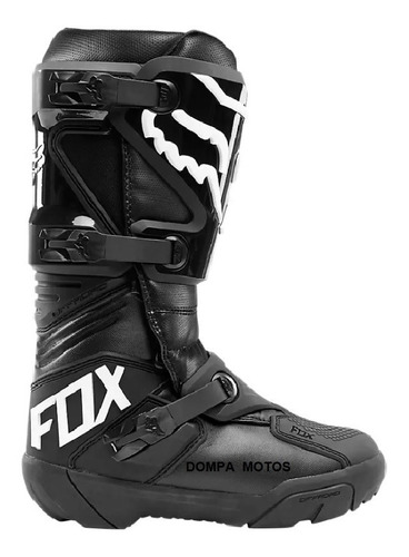 Botas Fox Comp X Negro Motocross Enduro Atv Mx Sx Edv Dompa 