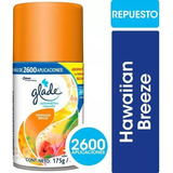 Repuesto Aromatizador Glade Automático Hawaian Breeze  X 6