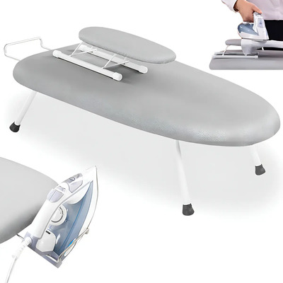 Tabla de Planchar Plegable Portátil Sobremesa AdooAdii 60x36x17cm Gris | Envío gratis