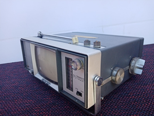 Tv-am-fm Radio  Vintage Mini Crown Ctv-12