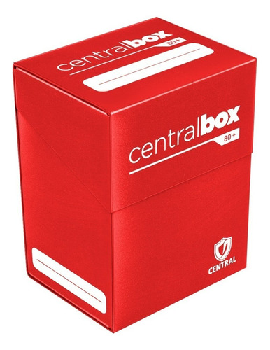 Deck Box Central Box 80+ Vermelho Pokemon Magic Yugioh
