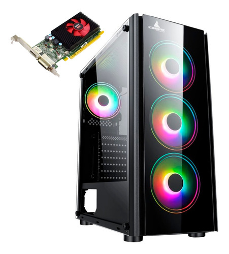 Pc Torre Gamer Core I5 10400 16 Ram Tarjeta Video R5 340 2gb