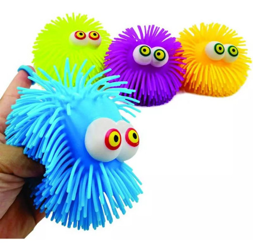 Yoyo Luz Squishy Juguete Fiesta Cumpleaños Bolitron 6 Und