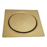 Ralo Inteligente Sistema Clic 10x10 Inox Para Banheiro Gold