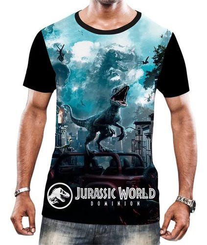 Camisa Camiseta Jurassic Park World Filme Arte Envio Hoje 01