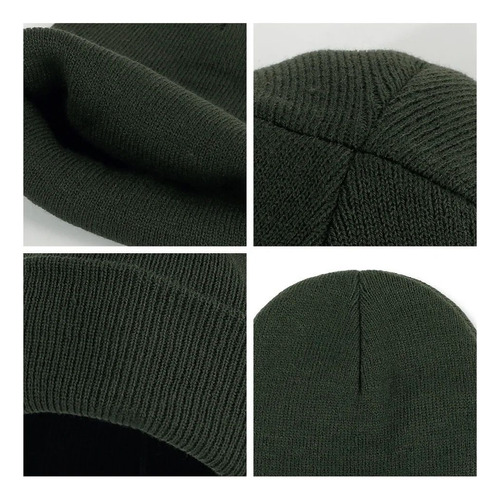 Pack 12 Gorro Beanie Lana Color Liso Adulto Invierno Unisex