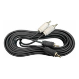 Cable Rca Audio 2x2 Macho - Macho 45 Cm