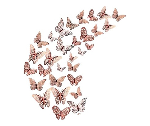 36 Mariposas Para Decoraciones Pared, Arreglos Florales