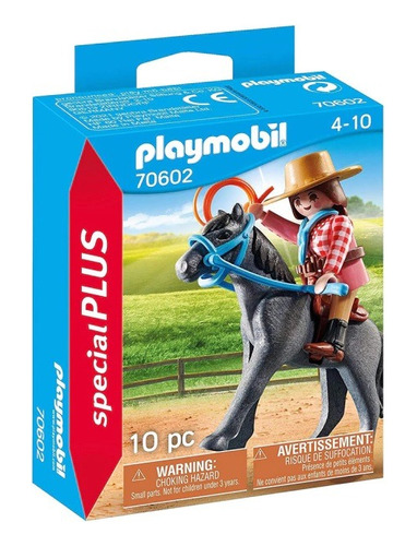 Playmobil Jinete Del Oeste Con Caballo (270602)