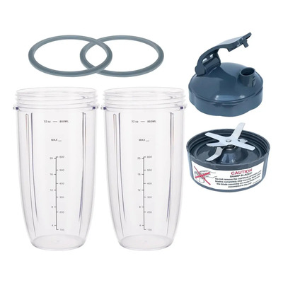 Vasos Para Nutribullet Licuadora 600w\u002F900w Con Tapa Y Aspa | Envío gratis