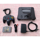 Nus-001 Consola Nintendo 64 Con 1 Control Y Juego N64