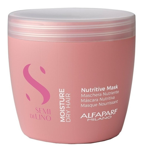 Máscara Nutritiva Moisture X500ml Semi Di Lino Alfaparf