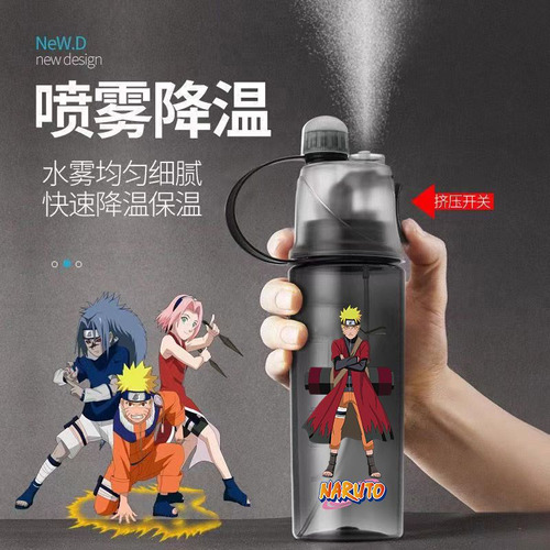 Botella De Agua Spray Water Cup Kakashi Botella De Agua Depo