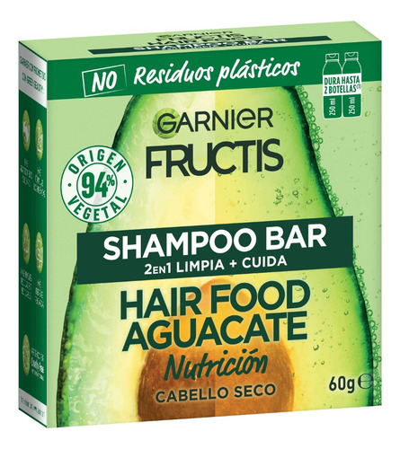 Shampoo  Barra Aguacate Garnier