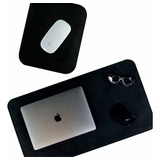 Mousepad + Desk Pad Para Escritorio Mouse Premium Eco Cuero 