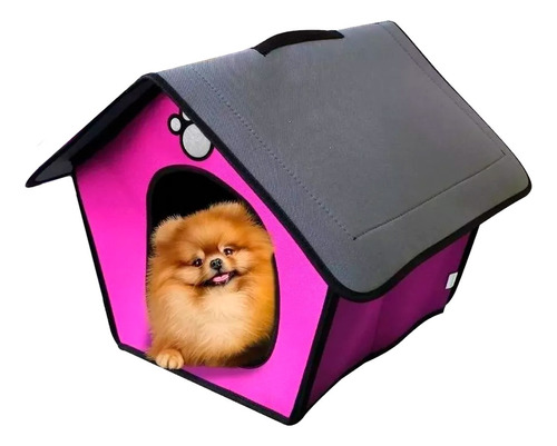 Cama Casa Para Perro Gato Pequeño Portátil Plegable Mascota