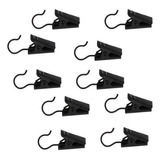 6x10 Uds Clips De Cortina Resistentes Con Gancho Abrazaderas