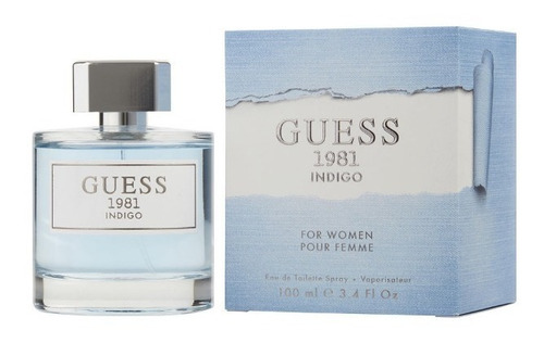 Perfume 1981 Indigo De Guess Mujer 100 Ml Eau De Toilette Nuevo Original