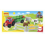 Transporte Vacas Vehiculo Divertido Niñas Abrick Antex Color Multicolor Personaje Tractor