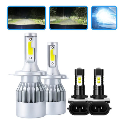 H4 881 Kit Faros Led Luz Alta/baja Dodge Attitude 2006-2015