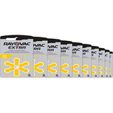 Rayovac Extra Bateras De Audfonos Tipo 10 Zinc Air P10 Pr70