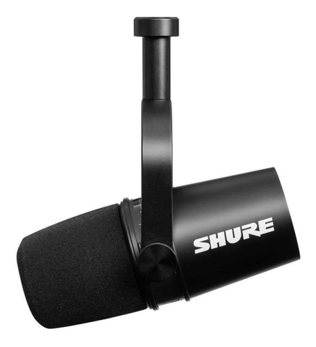 Micrófono Shure Mv7 Dinámico Negro Para Podcast Usb Y Xlr