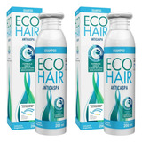 Combo X2 Ecohair Shampoo Anticaspa 200 Ml