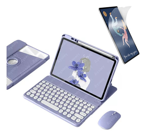 Kit Funda Teclado Mouse Para Huawei Matepad 11.5-b