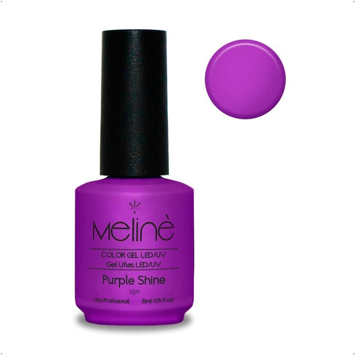 Esmalte Meline Nuevos Colores Gel Uv/led Semip. X 15 Ml