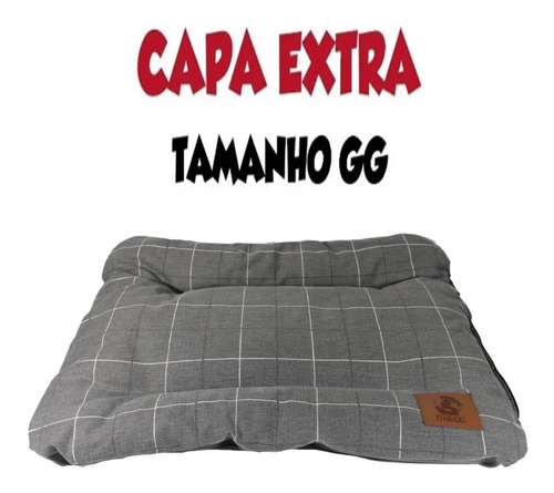 Capa Cama Pet Lavavel Fundo Em Courvin Anti Friagem Tam Gg 