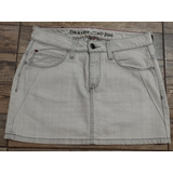 Levis, Pollera De Jeans Gris