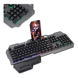 Teclado Aoas Gamer Ergonimico Impermeable Alambrico M-1000