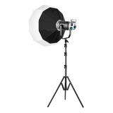 Set De Luces De Video Led Gvm Sd200d Bicolor Con Softbox