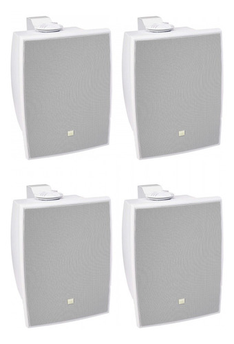 Kit 4.0 Jbl C621b Passiva 100w Rms - Branco