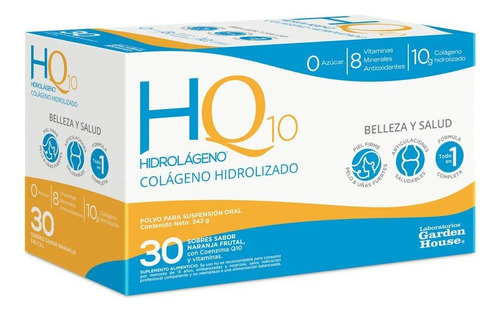 Hidrolageno Colageno + Coenzima Q10 + Vitaminas  X30sobres