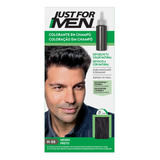 Kit Tintura Just For Men  Colorante En Shampoo Tono H-55 Neg