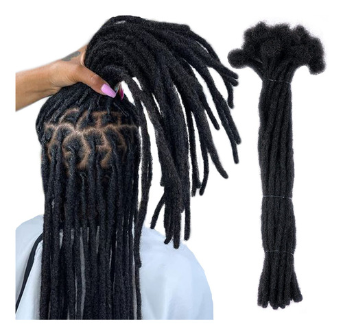 Wacandan Extensiones De Rastas De Cabello 100 % Humano Para