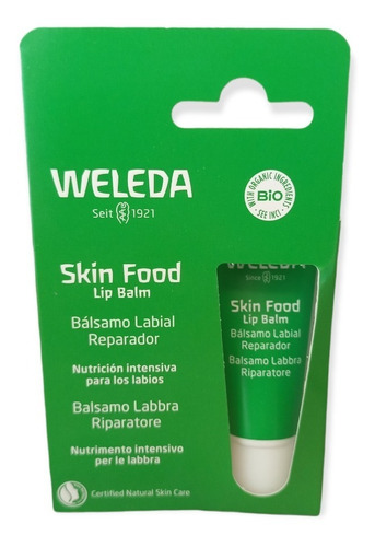 Balsamo Labial Reparador Skin Food Weleda 8 Ml