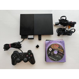 Sony Playstation 2 Slim Ps2 +1 Control+memory+disco Duro120g