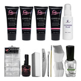 Kit 4 Polygel Profesionales + Accesorios De Uñas + Envio 