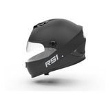 Casco Integral Hawk Rs1 2019 Negro Mate Brillante Blanco Jm