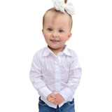 Camisa Feminina Social Infantil Princesa Veste Bem Luxo