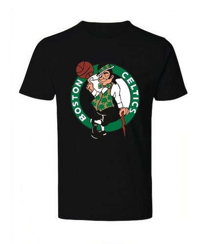 Polera Boston Celtics Nba Estampadas Algodon     