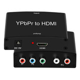 Adaptador De Componente A Hdmi, Convertidor De Ypbpr A Hdmi