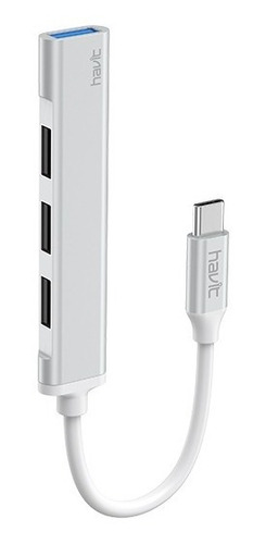 Hub Usb 4 Puertos Havit Hb41  4 En 1 Para Ordenador Portátil