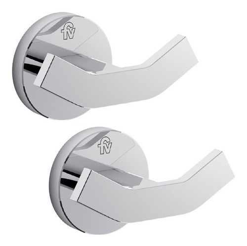 Percha X2 Unid. Doble Fv Triades 0166/c3 Accesorio Para Baño